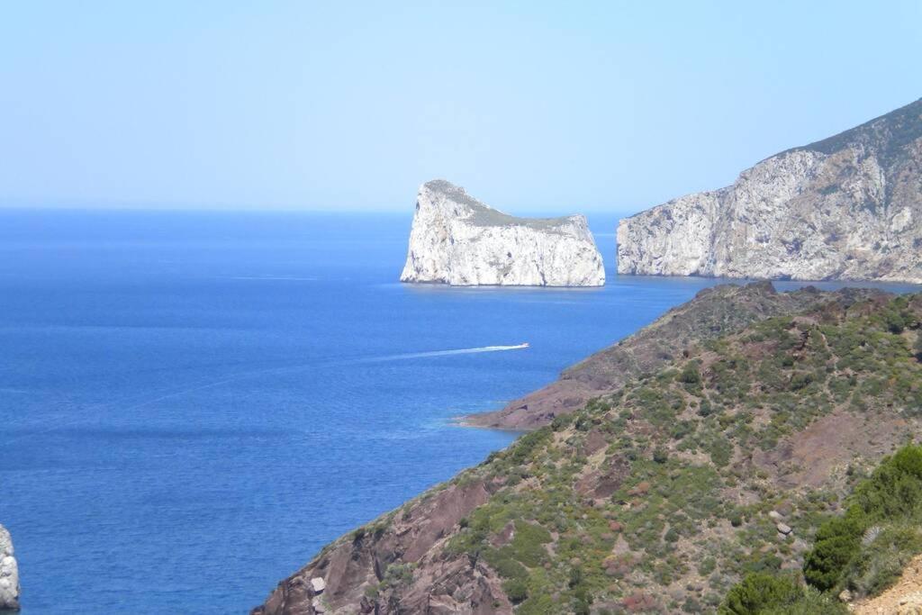 Villa Sul Mare Panorama Unico Nebida Bagian luar foto