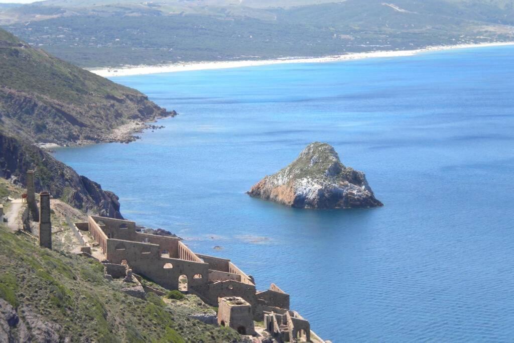 Villa Sul Mare Panorama Unico Nebida Bagian luar foto